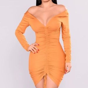 NEW Fashion Nova Ruched Dress